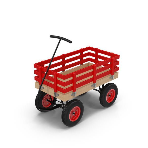 Red Toy Wagon PNG & PSD Images