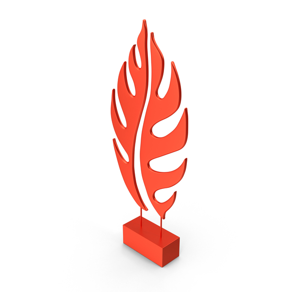 Red Tree Leaf Sculpture PNG & PSD Images Red Tree Leaf Sculpture PNG & PSD Images