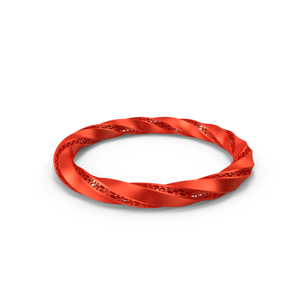 Red Triply Twisted Torus With Holes Voronoi Style PNG & PSD Images Red Triply Twisted Torus With Holes Voronoi Style PNG & PSD Images
