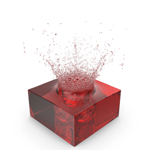 Red Water Splash PNG & PSD Images