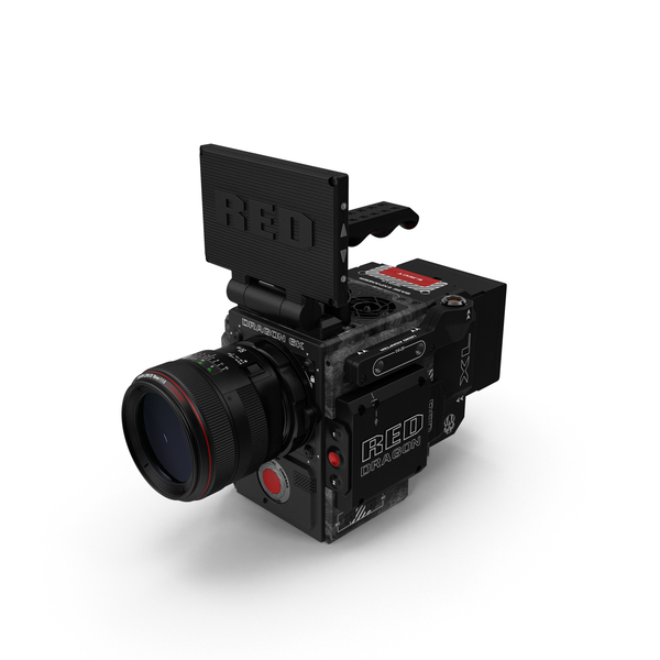 摄录机：红色武器龙6K PNG和PSD图像