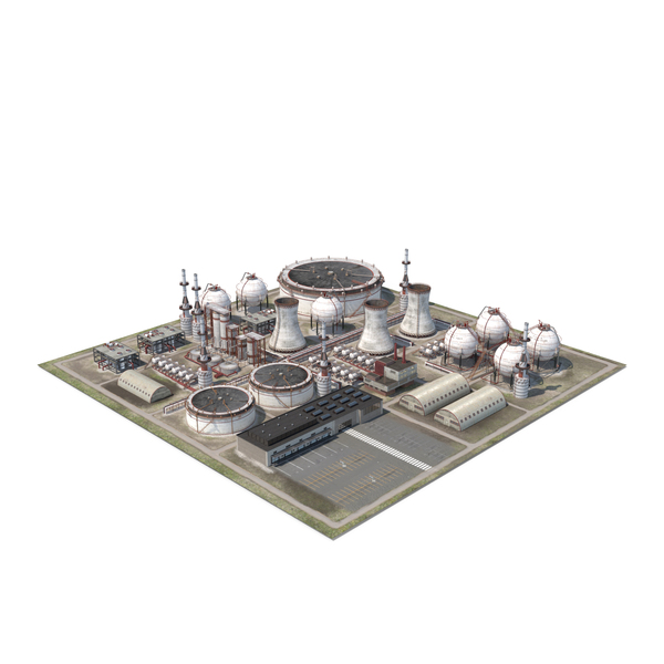 Petroleum: Refinery Factory PNG & PSD Images
