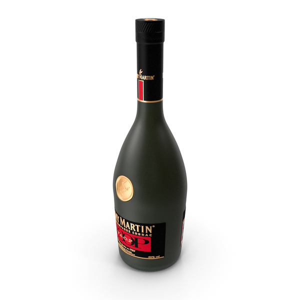 Champagne: Remy Martin VSOP Cognac Bottle PNG & PSD Images
