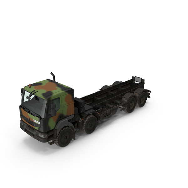 Box: Renault Kerax 8x8 Heavy Utility Truck PNG & PSD Images