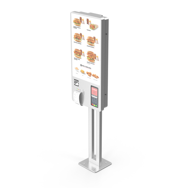 Electronic: Restaurant Self Ordering Touch Kiosk PNG & PSD Images