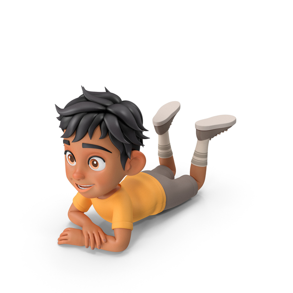 Cartoon Boy: Resting On Elbow Pose Leo PNG & PSD Images Cartoon Boy: Resting On Elbow Pose Leo PNG & PSD Images