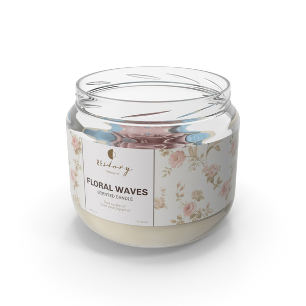 Scented: ReStory Open Jar Candle PNG & PSD Images Scented: ReStory Open Jar Candle PNG & PSD Images