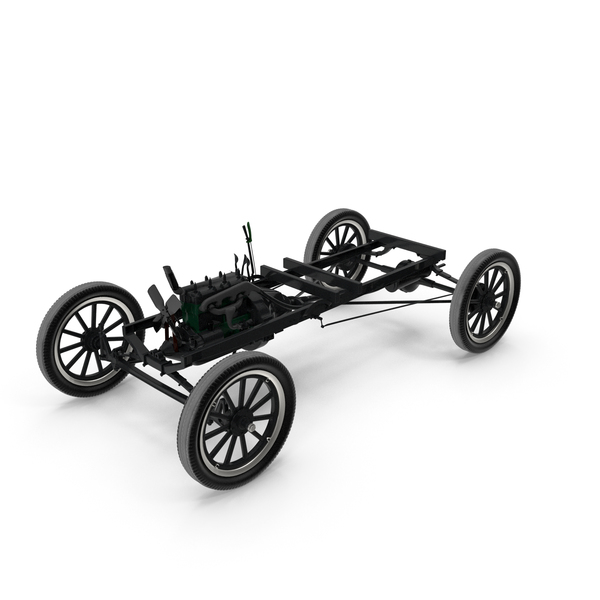 Retro Car Chassis with Engine PNG & PSD Images Retro Car Chassis with Engine PNG & PSD Images