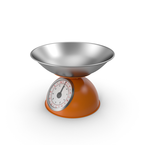 Retro Mechanical Kitchen Scale Orange PNG & PSD Images Retro Mechanical Kitchen Scale Orange PNG & PSD Images