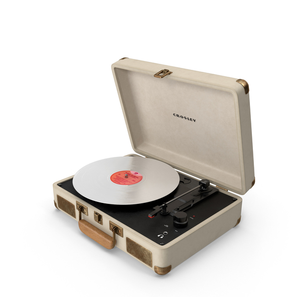Turntable: Retro Player Crosley PNG & PSD Images