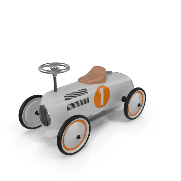 Toy: Retro Push Car PNG & PSD Images