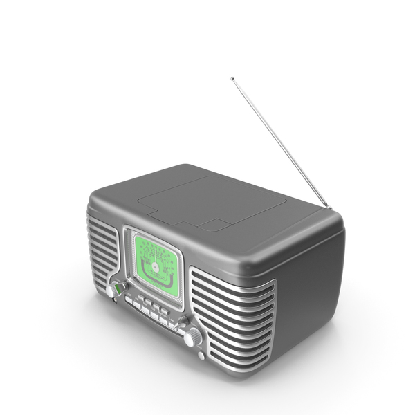 Audio Devices: Retro Radio PNG & PSD Images Audio Devices: Retro Radio PNG & PSD Images
