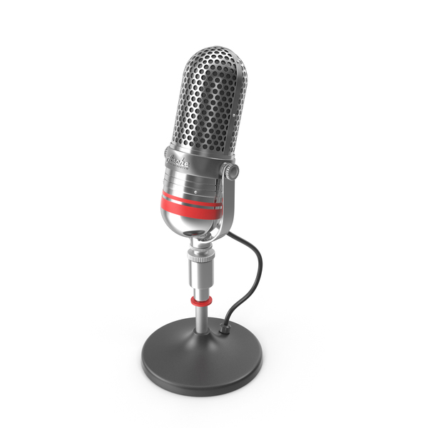 Microphone: Retro Studio Mic PNG & PSD Images