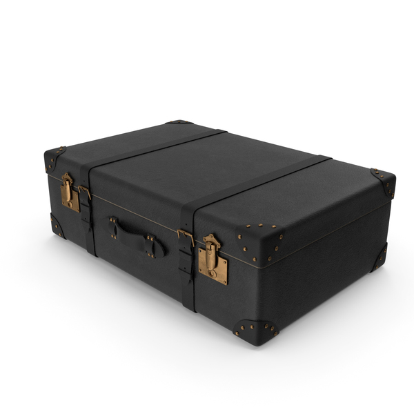 Retro Suitcase Black PNG & PSD Images Retro Suitcase Black PNG & PSD Images