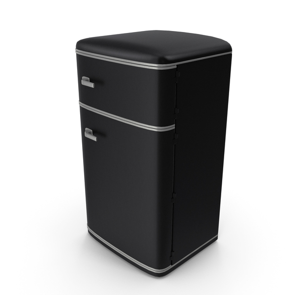 Minifridge: Retro Top Mount Fridge Freezer Black PNG & PSD Images Minifridge: Retro Top Mount Fridge Freezer Black PNG & PSD Images
