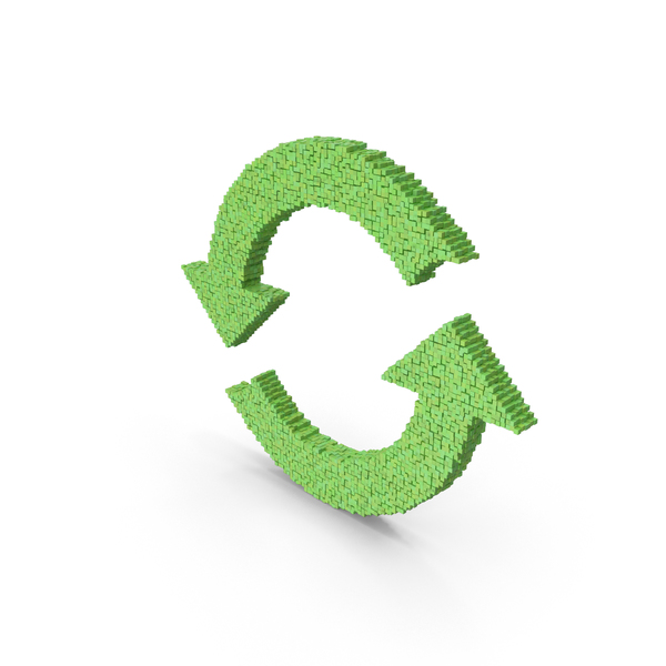 Logo: Reuse Recycle Voxel PNG & PSD Images