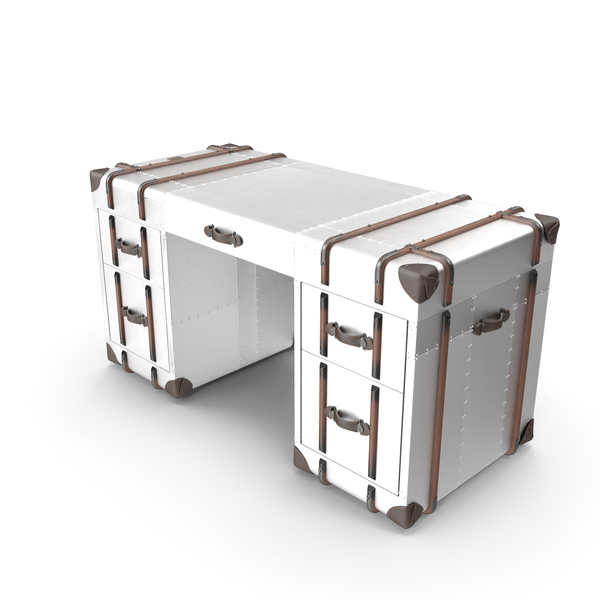 Office: Richards Trunk Desk Metal PNG & PSD Images