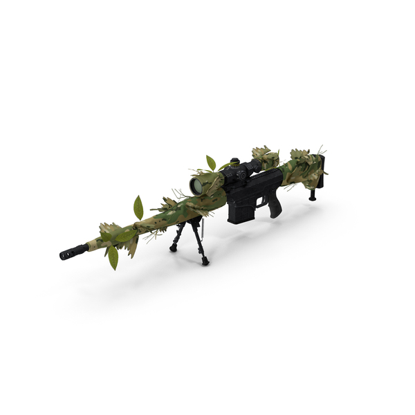 Sniper: Rifle Barrett 98 Bravo Camo Cover PNG & PSD Images Sniper: Rifle Barrett 98 Bravo Camo Cover PNG & PSD Images