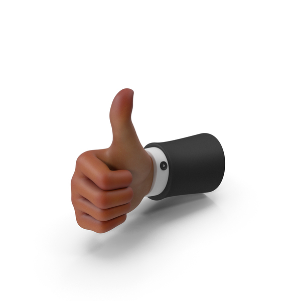 Cartoon: Right Hand Gestures Thumbs Up PNG & PSD Images