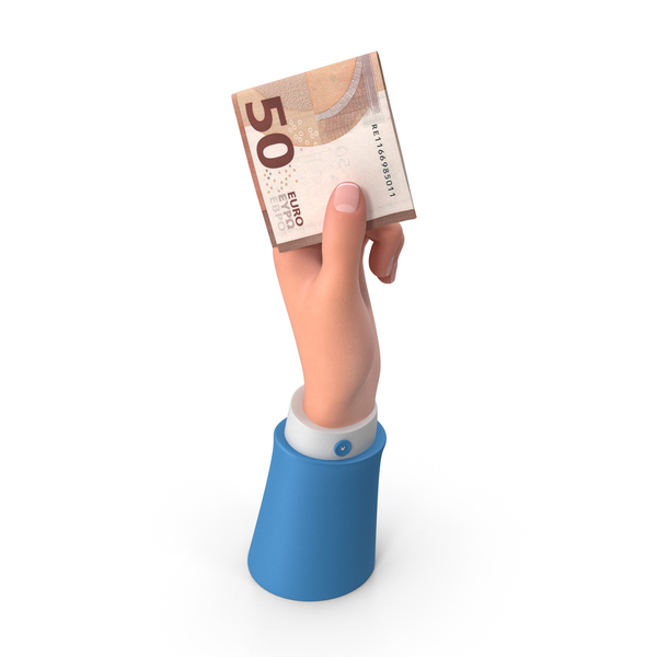 Banknote: Rising Hand Holding Euro 50 Note PNG & PSD Images Banknote: Rising Hand Holding Euro 50 Note PNG & PSD Images