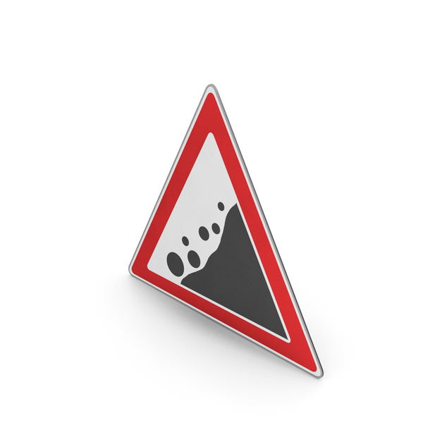 Urban Design: Road Sign Danger Of Falling Rocks PNG & PSD Images Urban Design: Road Sign Danger Of Falling Rocks PNG & PSD Images
