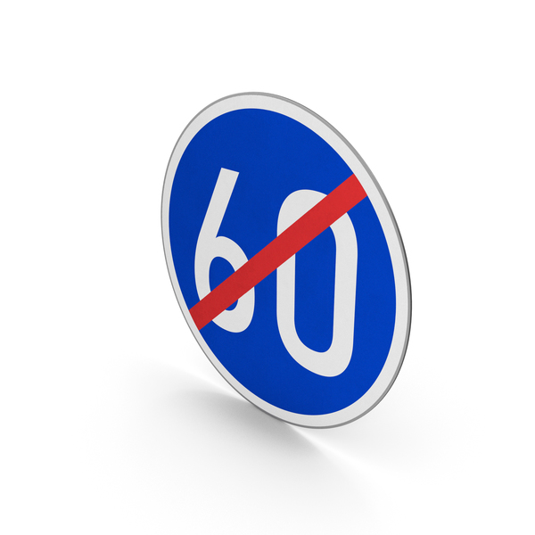 Street Elements: Road Sign End Minimum Speed Limit 60 PNG & PSD Images Street Elements: Road Sign End Minimum Speed Limit 60 PNG & PSD Images