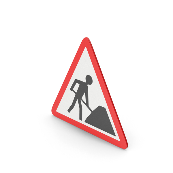 Road Work Sign PNG & PSD Images