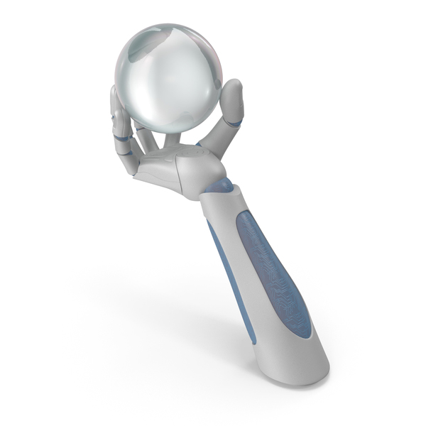 Robot: Robo Hand Holding a Crystal Ball PNG & PSD Images Robot: Robo Hand Holding a Crystal Ball PNG & PSD Images