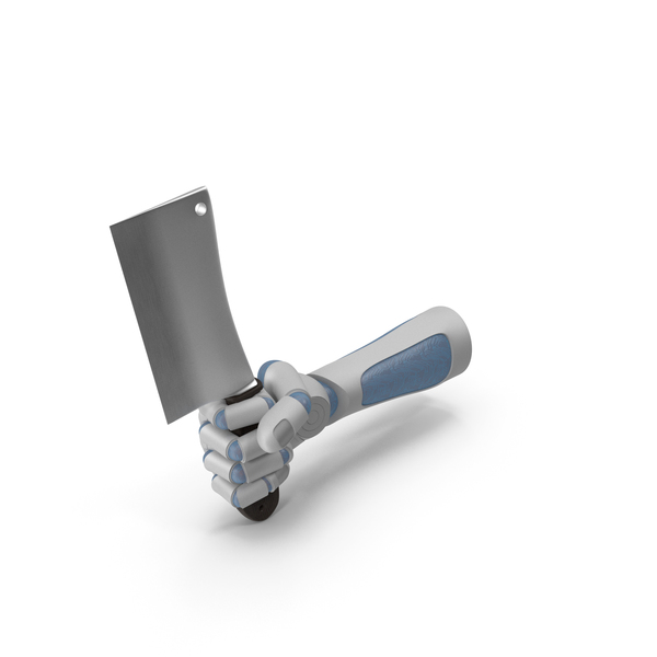 Robot: RoboHand Holding a Cleaver PNG & PSD Images Robot: RoboHand Holding a Cleaver PNG & PSD Images