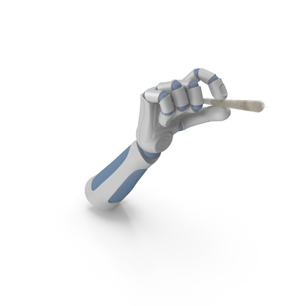 Robot: RoboHand Holding a Joint PNG & PSD Images Robot: RoboHand Holding a Joint PNG & PSD Images