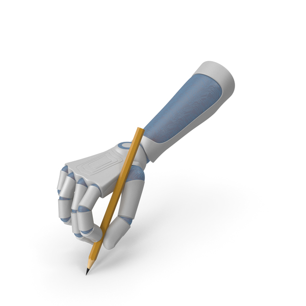 Robot: RoboHand Holding a Pencil PNG & PSD Images Robot: RoboHand Holding a Pencil PNG & PSD Images
