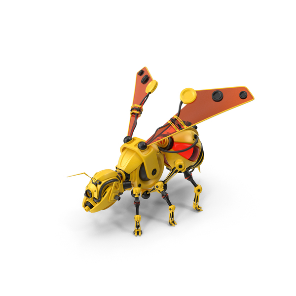 Robot Bee Yellow Png Images & Psds For Download 