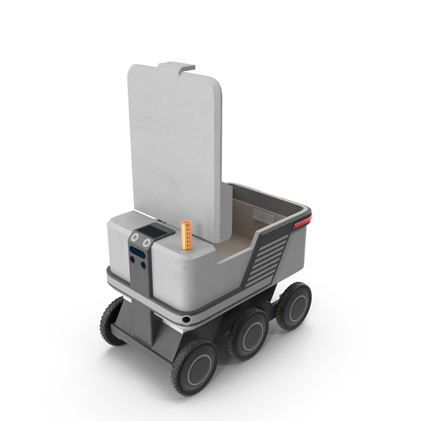 Industrial: Robot Courier Open Cap PNG & PSD Images