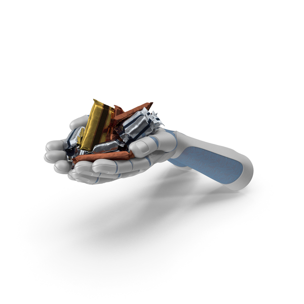 Hand: Robot Hands Handful With Mixed Candy Bars PNG & PSD Images Hand: Robot Hands Handful With Mixed Candy Bars PNG & PSD Images