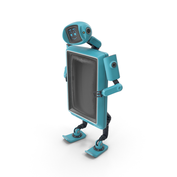Robot TV Set PNG & PSD Images