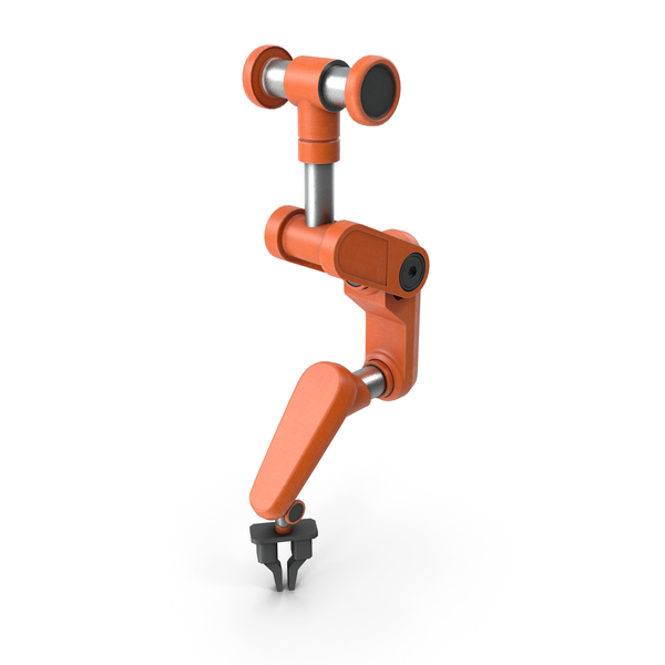 Robotic Arm Orange PNG & PSD Images