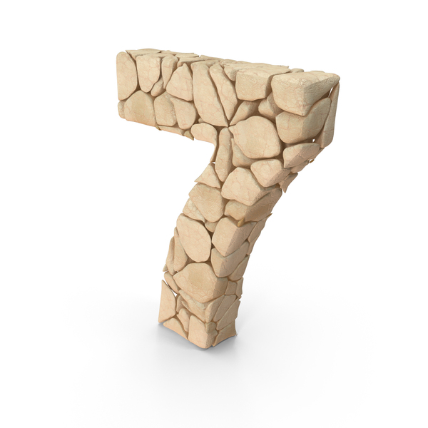 Rock Number 7 PNG & PSD Images Rock Number 7 PNG & PSD Images