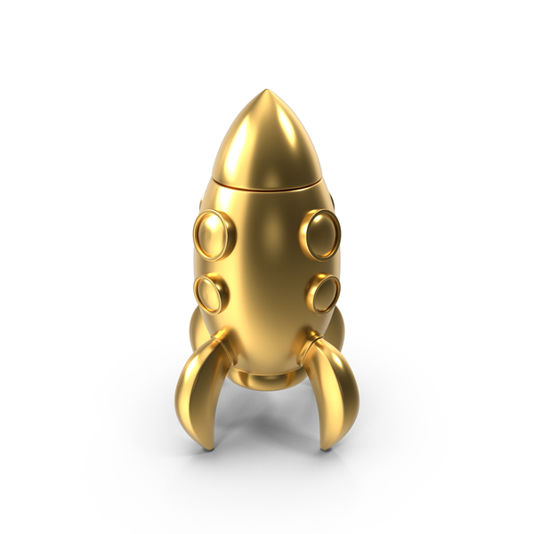 Logo: Rocket Gold Icon PNG & PSD Images
