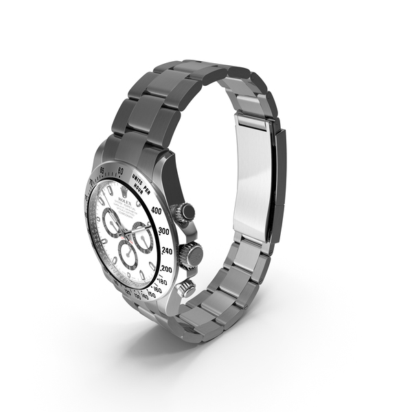 Watch: Rolex Daytona Cosmograph Steel White Dial PNG & PSD Images Watch: Rolex Daytona Cosmograph Steel White Dial PNG & PSD Images