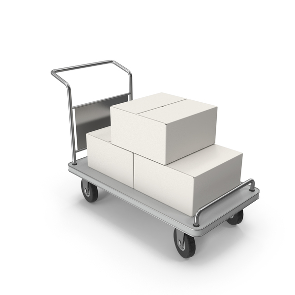 Handcar: Roller Handcart With Boxes PNG & PSD Images Handcar: Roller Handcart With Boxes PNG & PSD Images