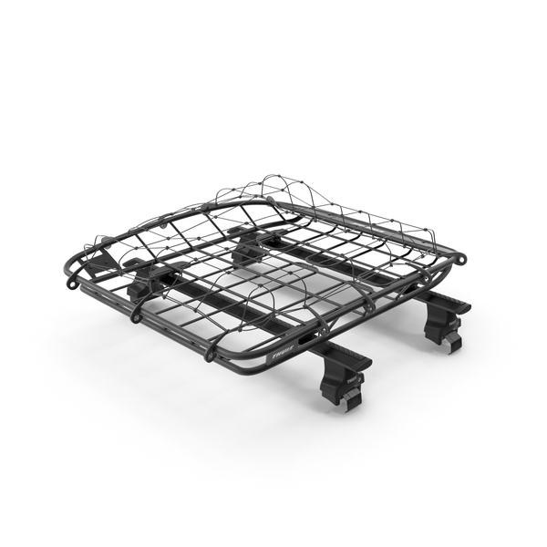 Car Roofbox: Roof Basket Thule Canyon XT with Wingbar PNG & PSD Images