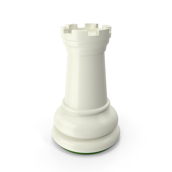 Chessmen: Rook White Green PNG & PSD Images Chessmen: Rook White Green PNG & PSD Images