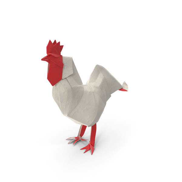 Origami: Rooster PNG & PSD Images Origami: Rooster PNG & PSD Images
