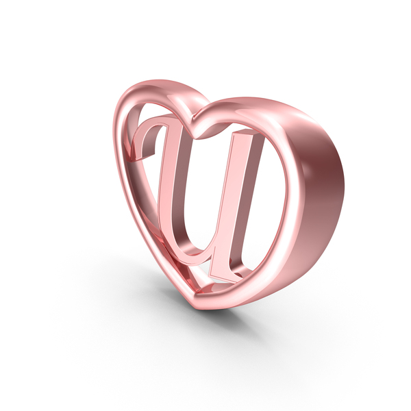 Language: Rose Gold Heart With Letter U PNG & PSD Images Language: Rose Gold Heart With Letter U PNG & PSD Images