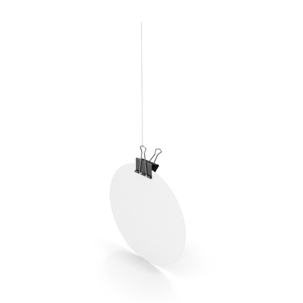 Clips: Round Banner Hanging From A Binder Clip PNG & PSD Images Clips: Round Banner Hanging From A Binder Clip PNG & PSD Images