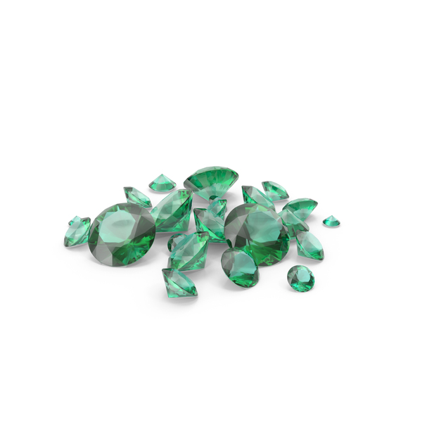 Emerald: Round Brilliant Cut Emeralds PNG & PSD Images Emerald: Round Brilliant Cut Emeralds PNG & PSD Images