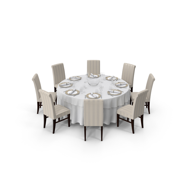 Restaurant Chair: Round Dining Served Table with Chairs PNG & PSD Images Restaurant Chair: Round Dining Served Table with Chairs PNG & PSD Images