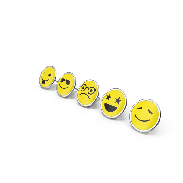 Thumbtack: Round Smiley Faces Pins PNG & PSD Images Thumbtack: Round Smiley Faces Pins PNG & PSD Images