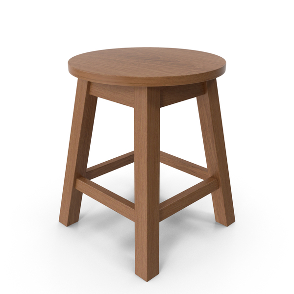 Bar: Round Stool Brown Dark PNG & PSD Images