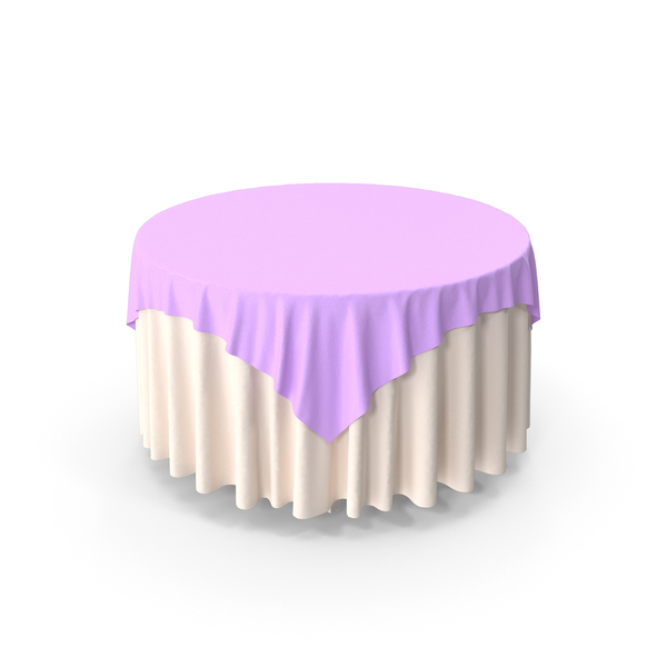 Dining: Round Table Covered With A Tablecloth PNG & PSD Images Dining: Round Table Covered With A Tablecloth PNG & PSD Images
